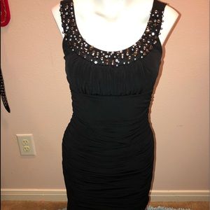 Cinched Black dress